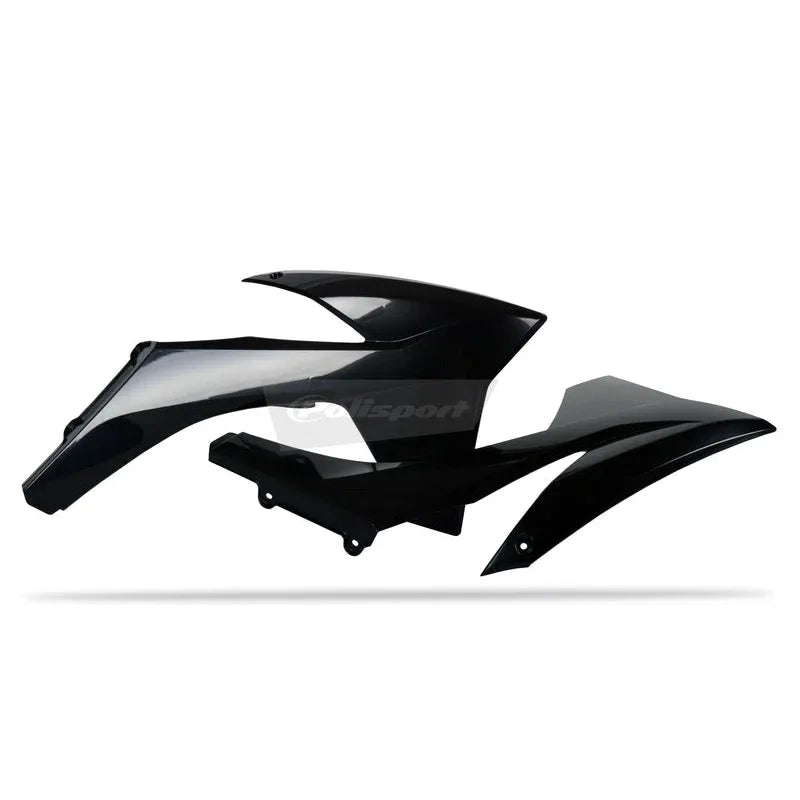 POLISPORT Radiator Covers Black KTM