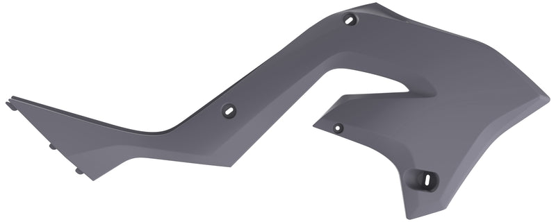 POLISPORT Radiator Covers Nardo Gray Kawasaki KX125/250