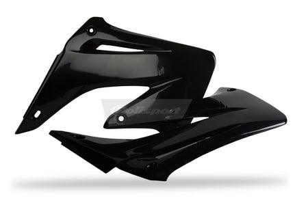POLISPORT Radiator Covers Black Honda CRF250R/CRF450R