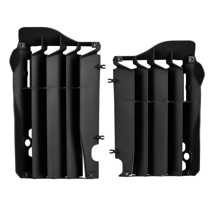 POLISPORT Radiator Louvers Black Kawasaki KX250F