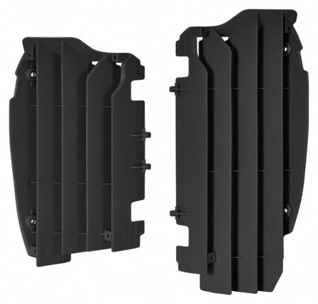 POLISPORT Radiator Louvers Black Kawasaki KX450F