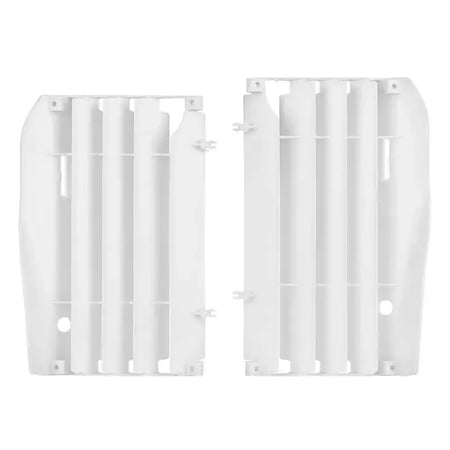 POLISPORT Radiator Louvers White Honda CRF250R