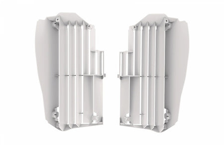 POLISPORT Radiator Louvers White Yamaha YZ450F