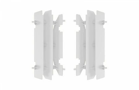 POLISPORT Radiator Louvers White Suzuki