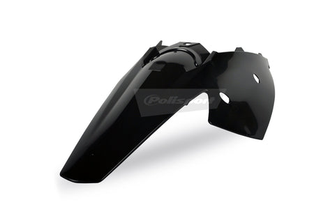 POLISPORT Rear Fender + Integrated Side Panels Black KTM