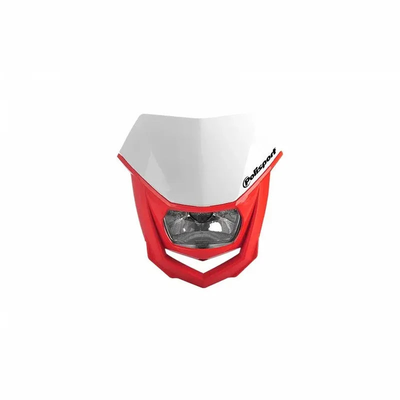 POLISPORT Halo Headlight Red/White