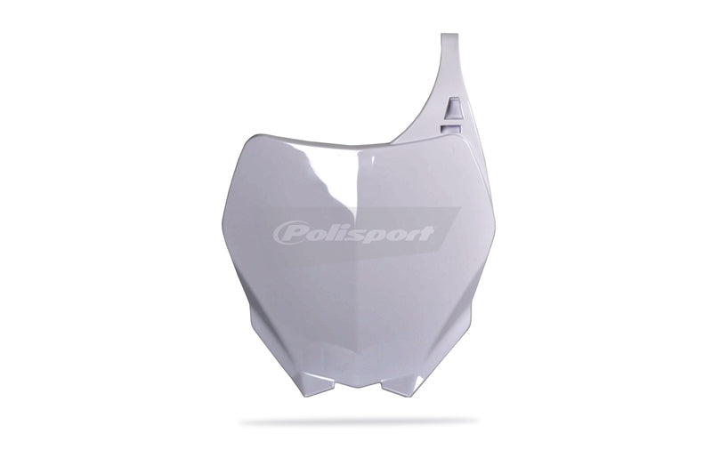 Polisport Front Number Plate White Yamaha