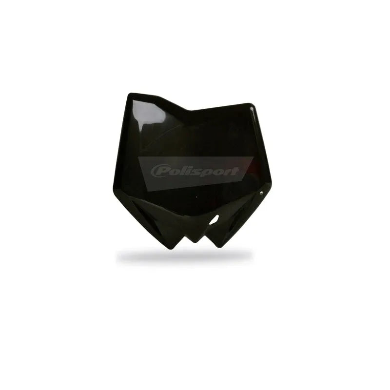 POLISPORT Front Number Plate Black Husqvarna