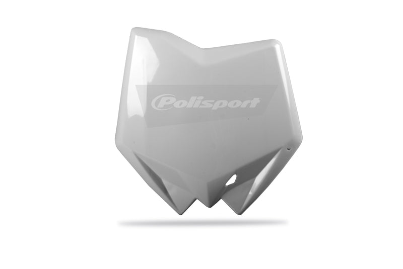 POLISPORT Front Number Plate White Husqvarna