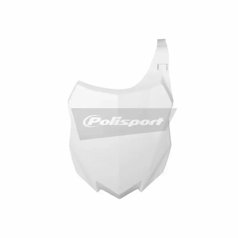 POLISPORT Front Number Plate White Kawasaki KX250F/KX450F