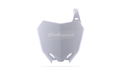 POLISPORT Front Number Plate White Suzuki RM-Z250/RM-Z450