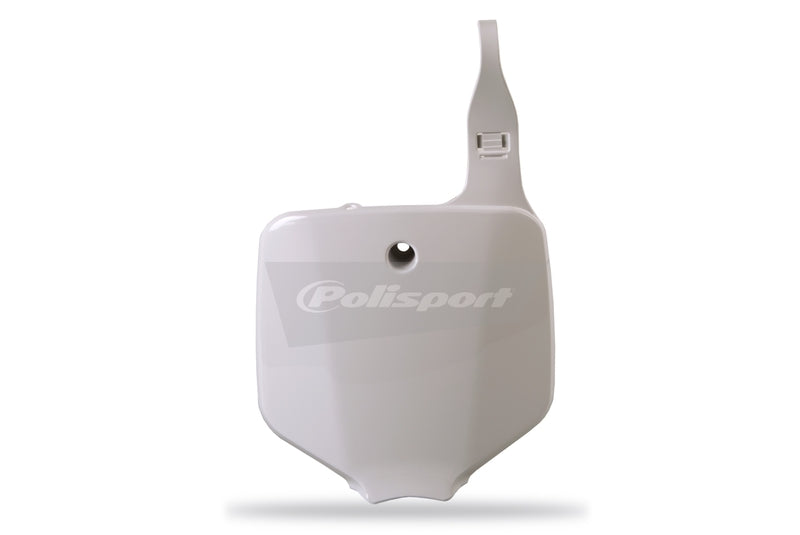 Polisport Front Number Plate White Kawasaki/Suzuki