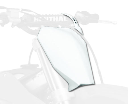 POLISPORT Front Number Plate White Honda CRF450R/RX
