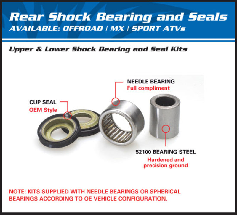 ALLBA REPAIR KIT LOWER SHOCK BEARINGS