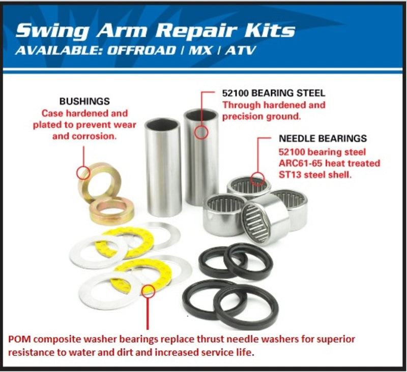 ALLBA REPAIR KIT SWING ARM BEARINGS