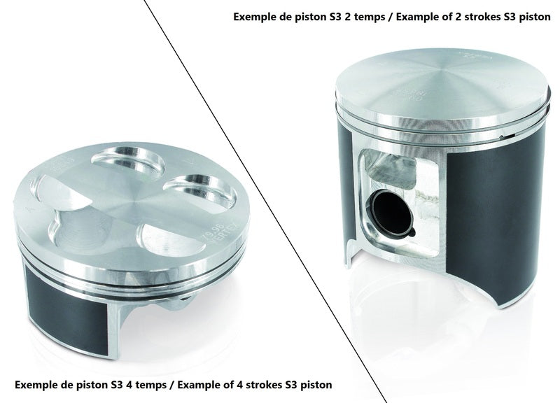 S3 Parts Casted Piston Ø75,97mm Standard Compression Ossa TR280I