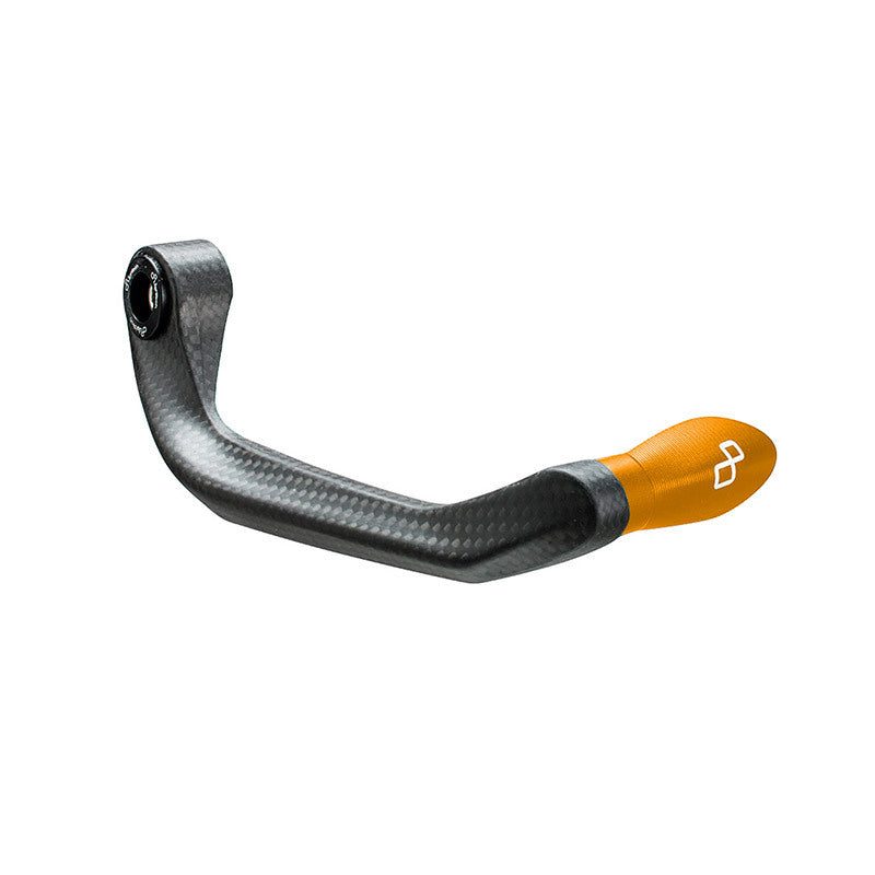 LighTech Brake Lever Guard - Glossy Carbon 132mm Red End