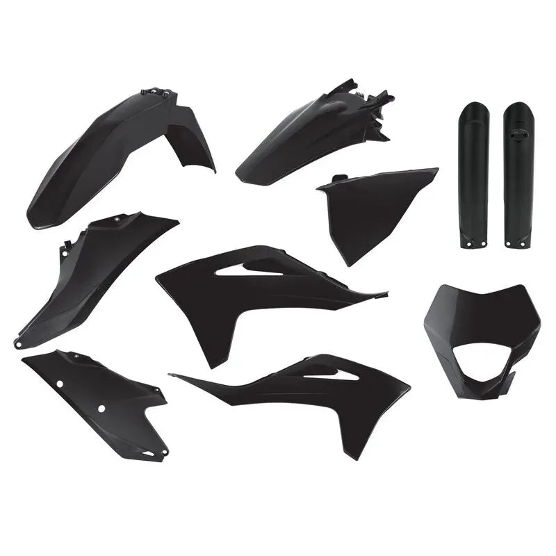 POLISPORT Plastic Kit Black Gas Gas EC
