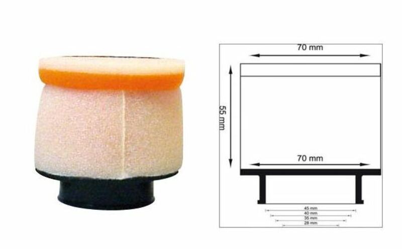 TWIN AIR Air Filter Cilindrical Ø63mm - 158722
