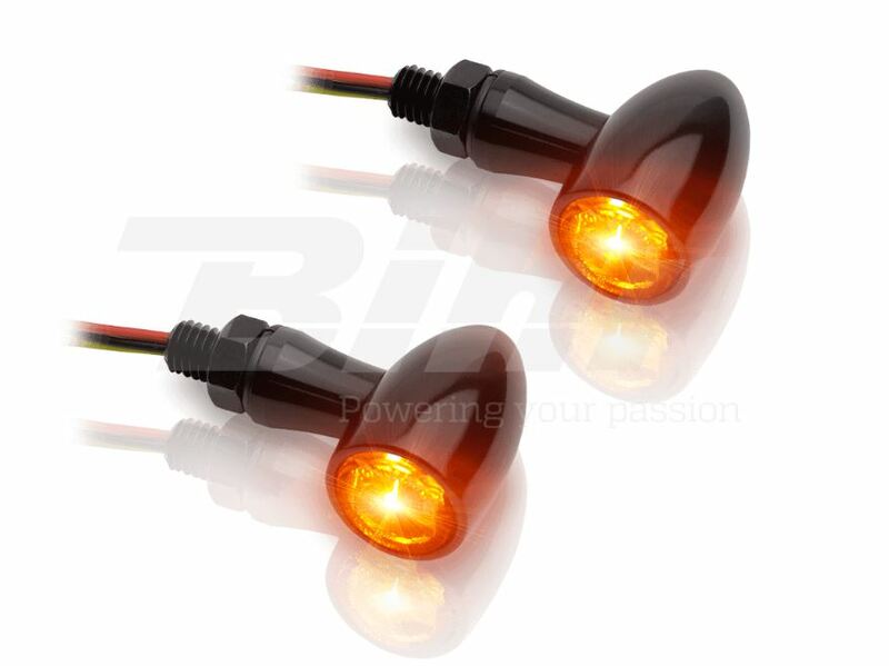 V PARTS 12V LED knipperlicht zwart aluminium
