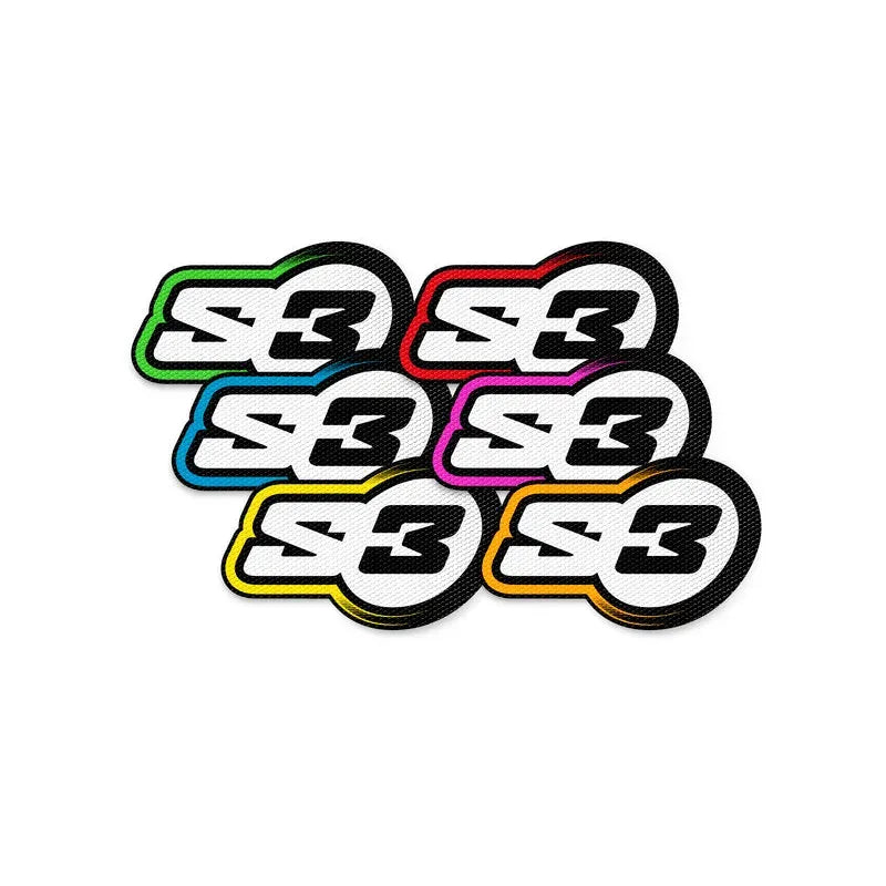 S3 Parts Impact Enduro/Trial Stickers Kit 20 Pieces