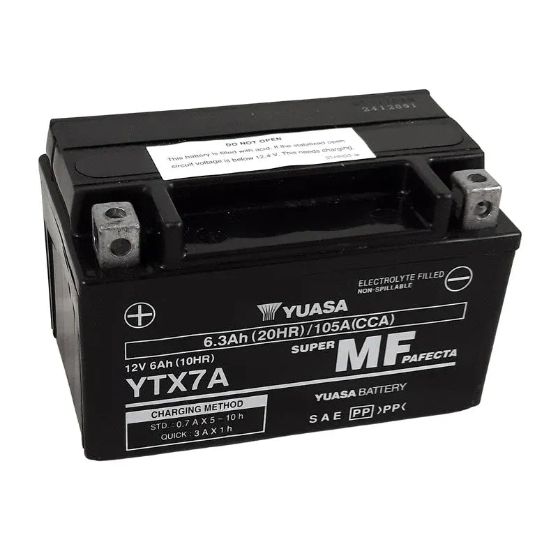 YUASA W/C Battery Maintenance Free Factory Activated - YTX7A FA
