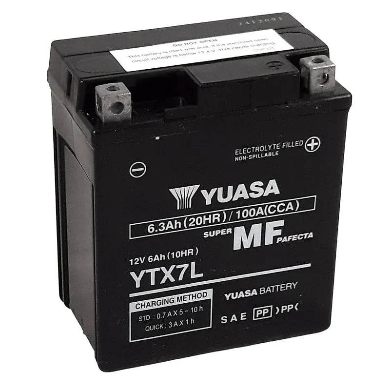 YUASA W/C Battery Maintenance Free Factory Activated - YTX7L FA