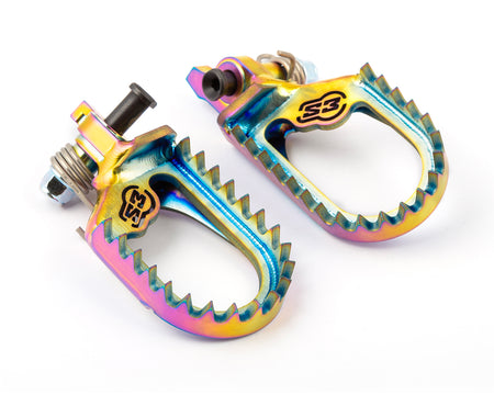 TITANIUM S3 FOOTPEGS RAINBOW YAMAHA