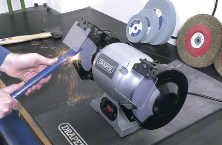 DRAPR 150MM HEAVY DUT BENCH GRINDER 370W