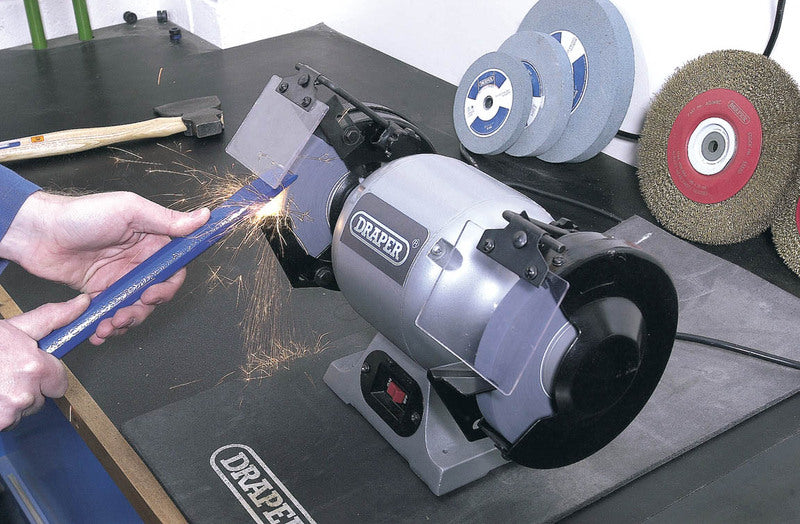DRAPR 150MM HEAVY DUT BENCH GRINDER 370W