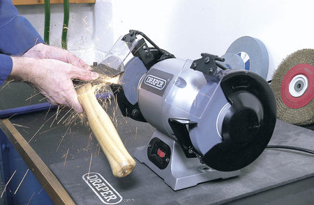 DRAPR 150MM HEAVY DUT BENCH GRINDER 370W