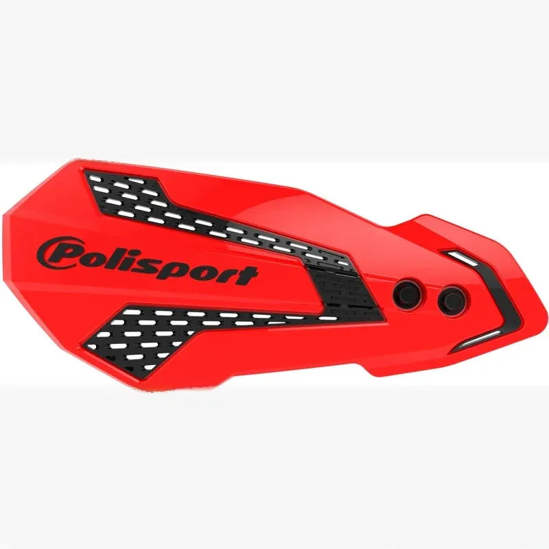 Polisport MX Flow Handguards Red / Black - Honda CRF450R / RX
