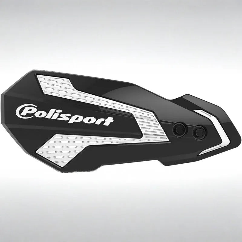 Polisport MX Flow Handguards Black / White - Honda CRF450R / RX