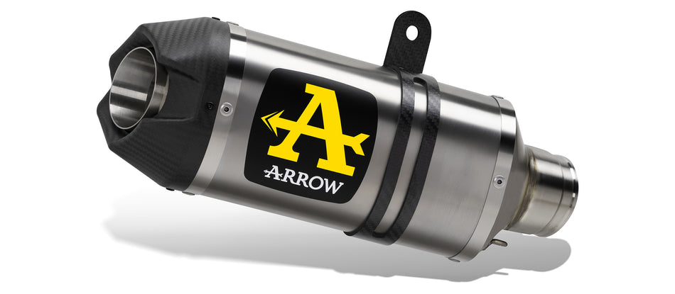 Arrow Indy Race aluminium silencer with carby end cap - Yamaha Ténéré 700 2025/2026