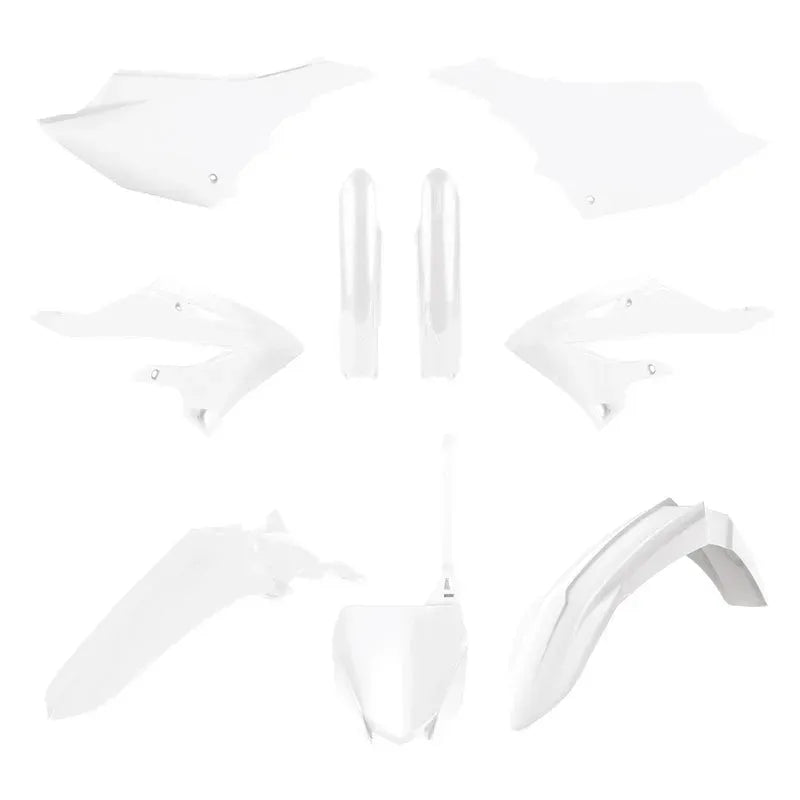 POLISPORT Plastic Kit - White Yamaha YZ125/250