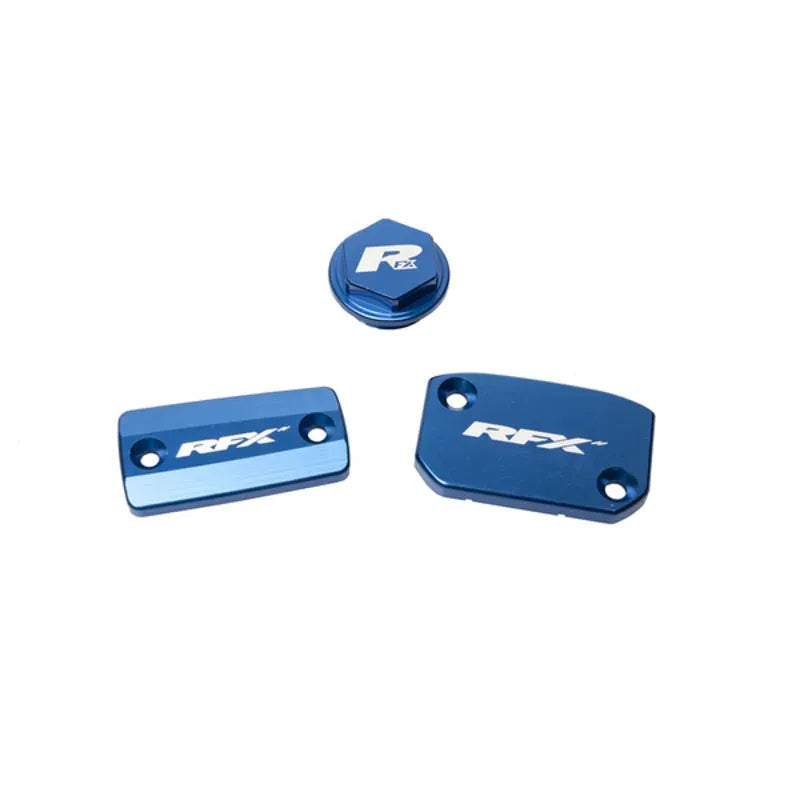 RFX Pro Reservoir Cap Kit Kit (Blue) (Brembo Brake and Magura Clutch) | Femon Parts
