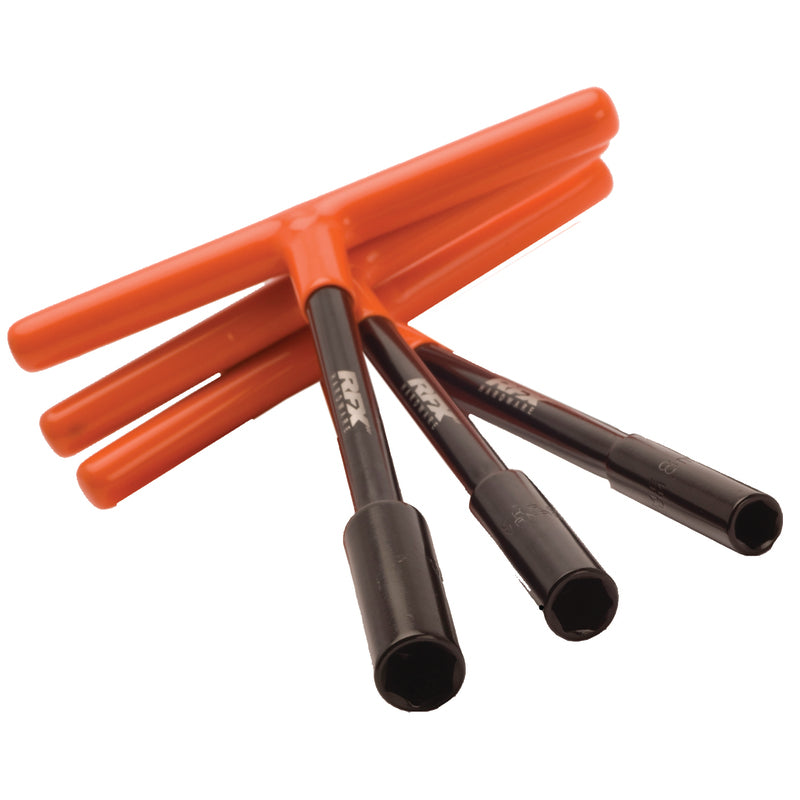 RFX PRO T-BAR SET 8MM/10MM/13MM, BLK/ORG | Femon Parts