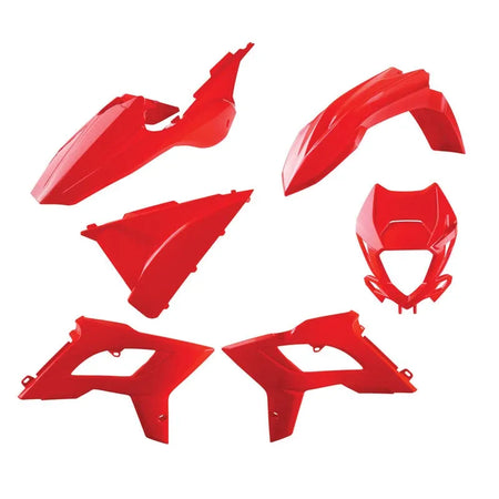 POLISPORT Restyling-Kunststoffkit Rot - Beta RR 2T/4T