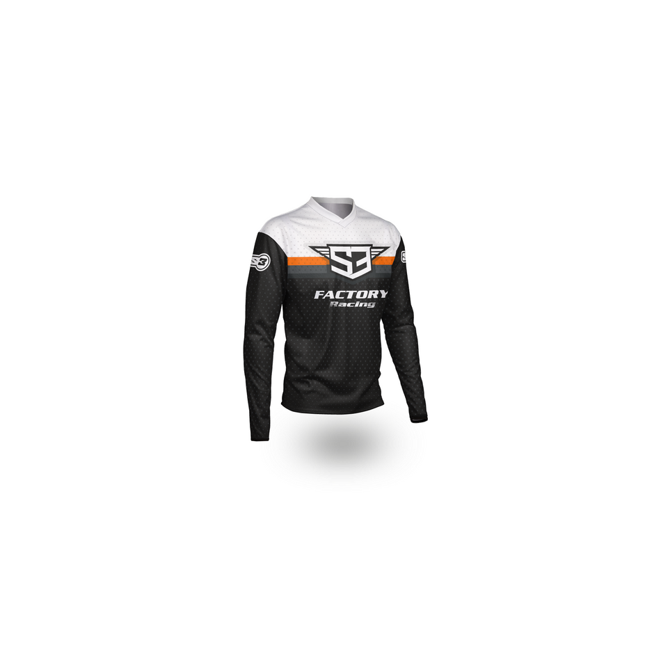 S3 Collection Trial Racing Black-Orange - Shirt