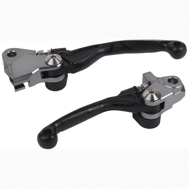 POLISPORT Pivot Unbreakable Lever Set Black - Honda CR125R / 250R