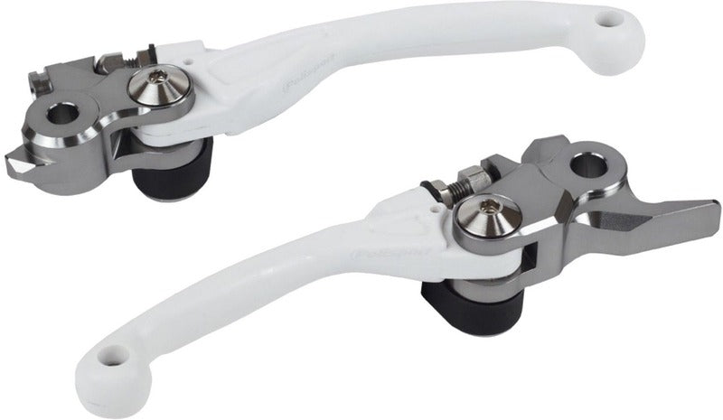 Polisport Pivot Unbreakable Lever Set White - KTM / Husqvarna