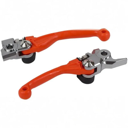 POLISPORT Pivot Unbreakable Lever Set Orange - KTM / Husqvarna