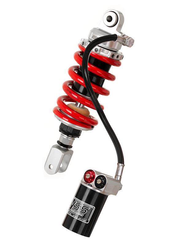 YSS Mono schokdemper achter met extern reservoir aan (MX456-305TRWJ-56-858)