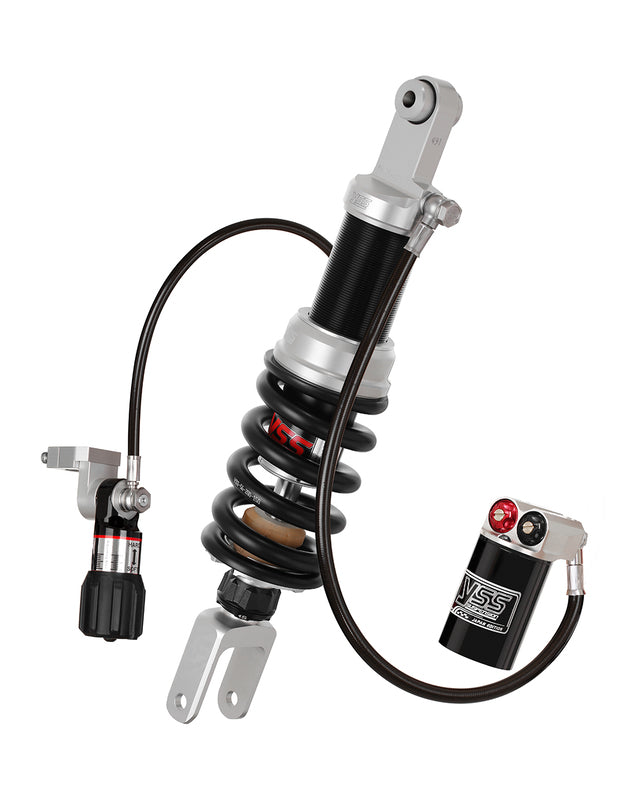 YSS Mono schokdemper achter met extern reservoir aan (MX456-330H1RWL59-858)