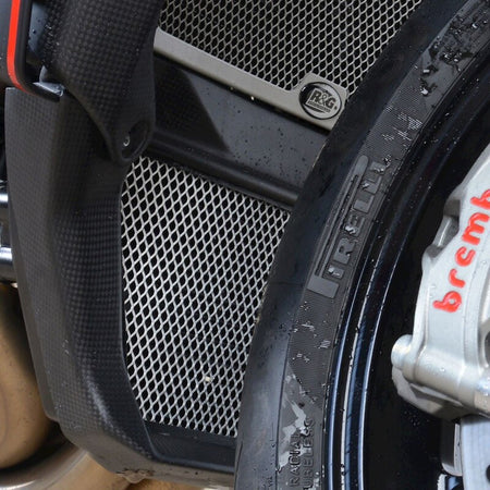R&G OIL COOLER GUARD, RED