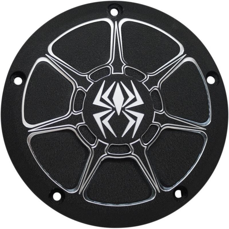REKLUSE Clutch Cover - Aluminium Black Wrinkle - Indian