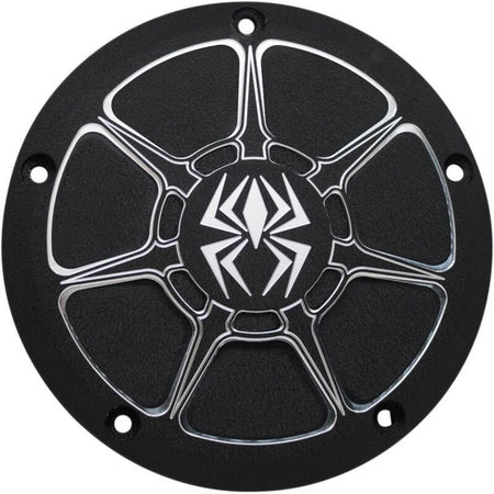 REKLUSE Clutch Cover - Aluminium Black Wrinkle - Indian