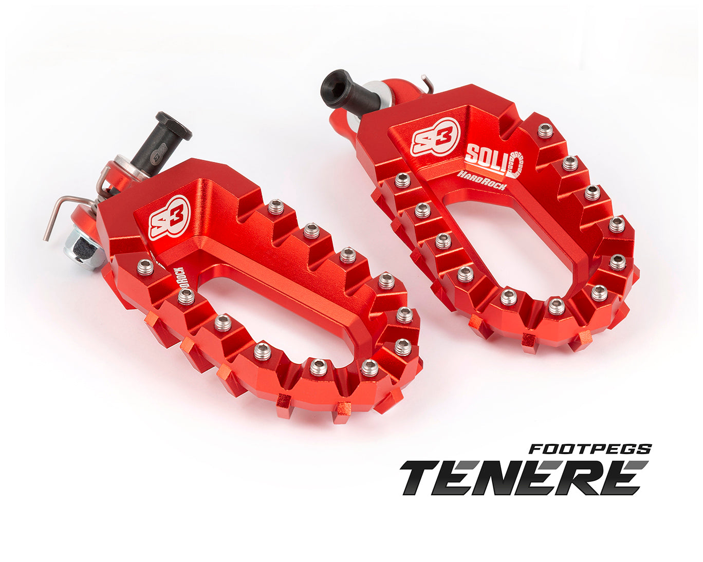 S3 Parts FOOTREST S3 SOLID TÉNÉRÉ RED