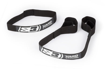 S3 Parts FRONT+REAR STRAP S3 SHERCO 25 BLACK