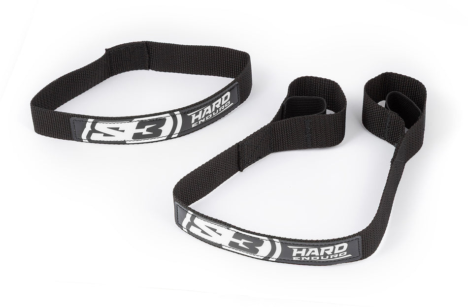 S3 Parts FRONT+REAR STRAP S3 SHERCO 25 BLACK
